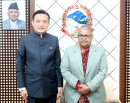 प्रधानमन्त्री कार्कीसँग चिनियाँ राजदूत माओमिङको शिष्टाचार भेट_img