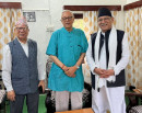 कोइराला निवासमा प्रचण्ड र माधव नेपालसँग भेटवार्ता_img