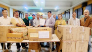 चेम्बर स्वास्थ्य समितिद्वारा ५० लाख बराबरको औषधि र स्वास्थ्य सामग्री हस्तान्तरण