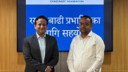 नुवाकोटको त्रिभुवन त्रिशुली माध्यमिक विद्यालय तत्काल सञ्चालन गर्न चौधरी फाउण्डेसनको सहयोग