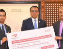सोल्टी होटल एण्ड रिसोर्ट द्धारा बाढीपीडितका लागि एक करोड एक लाख सहयोग_img