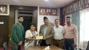 एनसीआईसीकेकी सचिव महराद्वारा अर्थमन्त्री पौडेलसँग भेट, बजेटमार्फत नीतिगत भ्रष्टाचार रोक्न आग्रह