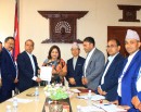 नव निर्वाचित एनआरएनए कार्यसमितिद्वारा परराष्ट्रमन्त्रीको ध्यानाकर्षण_img