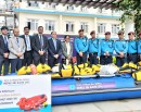 नेपाल एसबीआई बैंकद्वारा नेपाल प्रहरीलाई उद्धारका सामग्री हस्तान्तरण_img
