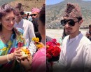हिमानी र हृदयन्द्र जुम्लामा, बाजागाजासहित भव्य स्वागत (तस्बिरहरू)_img