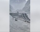 बाढीले रसुवागढी हाइड्रोपावरको ड्याममा क्षति, चार्जिङ स्टेसनका गाडी बगायो_img