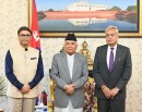 राष्ट्रपति पौडेल र भारतीय विदेश सचिवबीच शिष्टाचार भेट_img