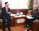 अर्थमन्त्री खनालसँग कोरिया गणतन्त्रका राजदूत यङको शिष्टाचार भेट_img