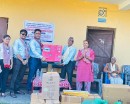 मञ्जुश्री फाइनान्सद्वारा विद्यालयलाई शैक्षिक सामग्री सहयोग