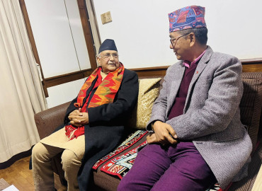 गुन्डुमा ओली र लिङदेनबीच भेटवार्ता