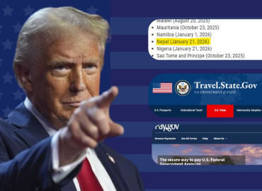 अमेरिकाको भिजिट र बिजनेस भिसा प्राप्त गर्न अब नेपालीले धरौटी बुझाउनुपर्ने