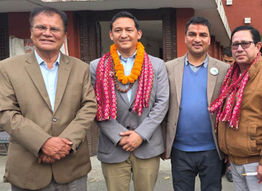 रास्वपा छोडेका प्रणय शमशेर राणा नेपाली कांग्रेसमा प्रवेश