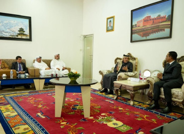 कतारी लगानी आकर्षणका विषयमा नेपाल राष्ट्र बैंकका गभर्नरसँग छलफल