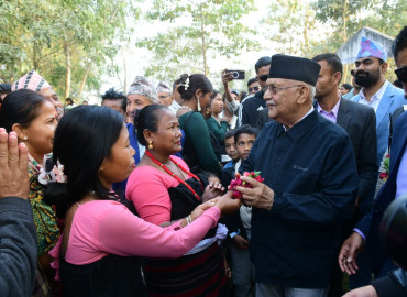 यस्तो छ आज दिनभर दमकमा एमाले अध्यक्ष ओलीको ब्यस्तता