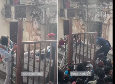 पशुपतिमा प्रहरीमाथि आक्रमण गर्ने युवक पक्राउ