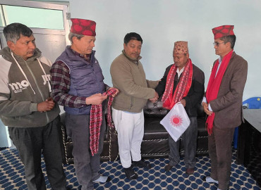 रास्वपा प्युठान नगर सदस्य गैरे एमालेमा प्रवेश