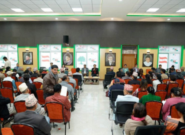 कांग्रेसको केन्द्रीय समितिबाट सभापति गगन थापाको राजीनामा अस्वीकृत