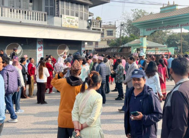 झापा–५ मा उत्साहपूर्ण मतदान, १ बजेसम्म ७२ हजार ५ सय ५४ मत खस्यो