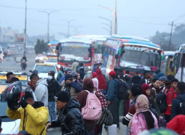 उपत्यकाबाट बाहिरिँदै मतदाता, साढे सात लाख बढीले छाडे काठमाडौं