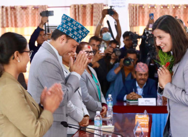 संसदीय समितिका सभापतिहरुले लिए पद तथा गोपनियताको शपथ (फोटो फिचर)