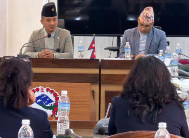 गृह मन्त्रालयमा सुधन गुरुङको बिदाइ भेट