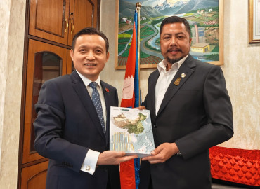 मन्त्री श्रेष्ठद्वारा चीन र भारतका राजदूतसँग ऊर्जा सहकार्यबारे छलफल