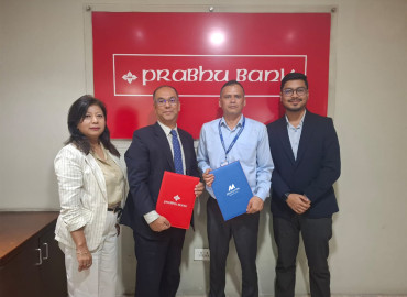 मर्केन्टाइल अफिस सिस्टम र प्रभु बैंकबीच सम्झौता