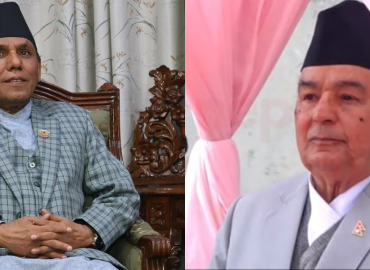 टर्की जानअघि राष्ट्रपति पौडेलसंग राष्ट्रियसभाका अध्यक्षको भेट