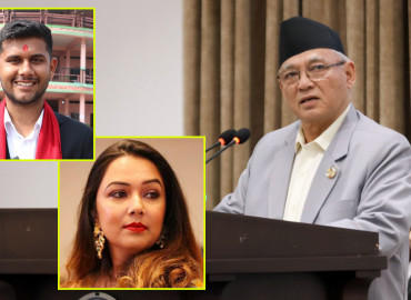 रामबहादुर थापाको अभिव्यक्तिमा दुई सांसदको नियमापत्ति