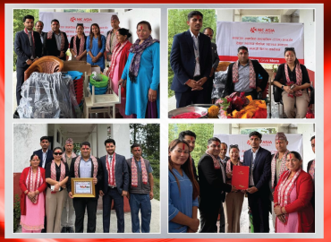एनआईसी एशिया बैंकद्वारा देउपुर स्वास्थ्य चौकीलाई स्वास्थ्य उपकरण सहयोग
