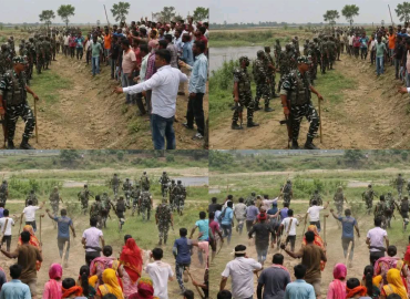 हतियारसहित भारतीय सुरक्षाकर्मी सुस्ता प्रवेश गरेपछि स्थानीयको विरोध
