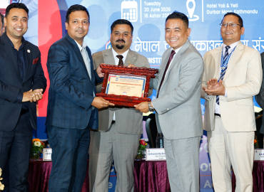 आईएमई लाइफलाई नेसनल बेस्ट प्रिसेन्टेडतर्फ ब्रोन्ज अवार्ड