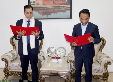 नेपाल एसबिआई बैंकको सञ्चालक समिति अध्यक्षमा चान्दना चयन, गभर्नरबाट लिए शपथ