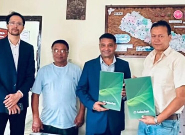 ट्रक व्यवसायी महासंघ र सानिमा बैंकबिच सम्झौता, नागढुंगा सुरुङमार्गको शुल्क भुक्तानी क्यूआरबाट हुने