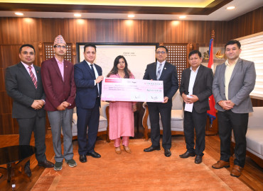 प्रभु बैंकद्वारा विपद् उद्धार कोषमा २ करोड ११ लाख सहयोग