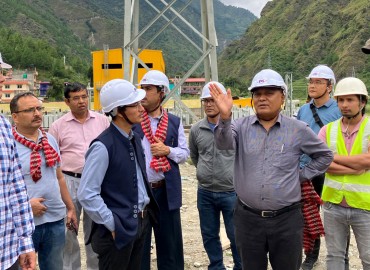 चिलिमे-त्रिशूली प्रसारणलाइन पुसभित्र सक्न समयसीमा