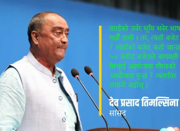 शिक्षा र स्वास्थ्य स्थानीयलाई दिँदा बेथिति बढ्यो, संघमै फर्काऔँ : सांसद तिमल्सिना
