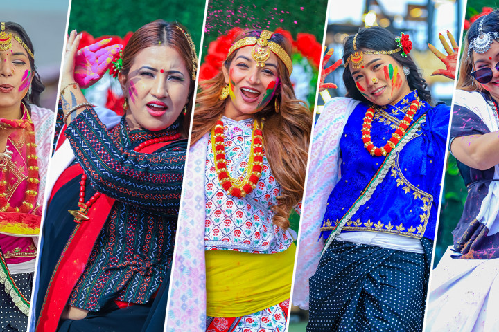 यी २० तस्बिरमा हेर्नुहोस् फेसियल हाउसको ‘होली फोटो सुट’