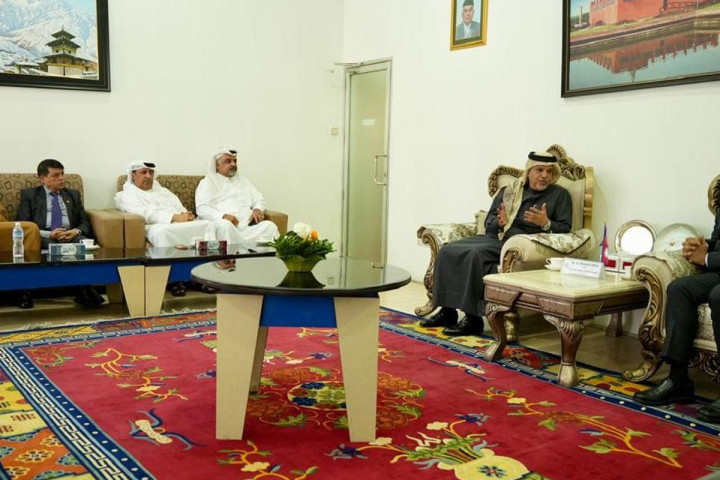 कतारी लगानी आकर्षणका विषयमा नेपाल राष्ट्र बैंकका गभर्नरसँग छलफल