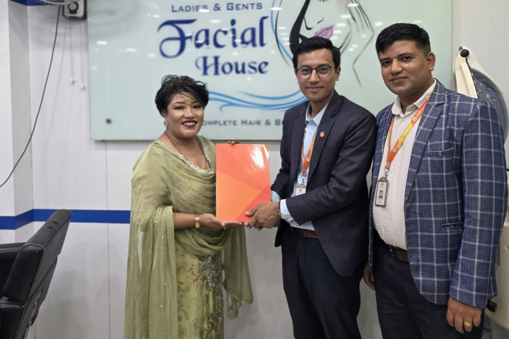 लक्ष्मी सनराइज बैंकका ग्राहक र कर्मचारीलाई फेसियल हाउसमा आकर्षक छुट