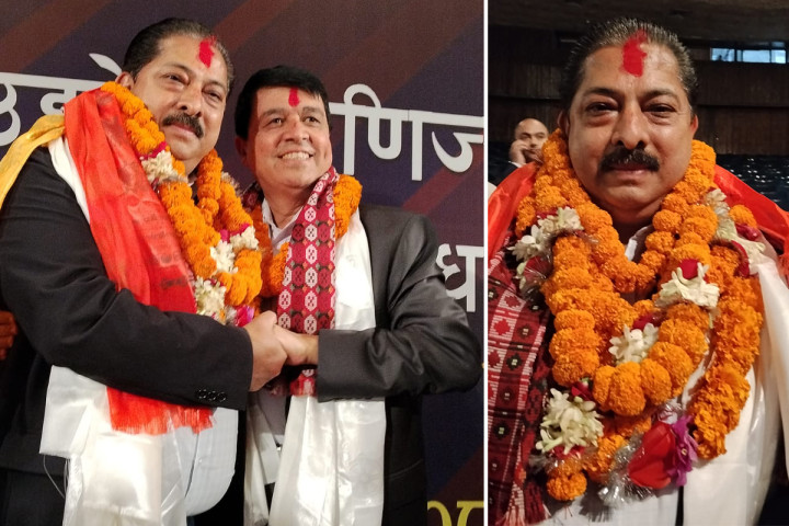 स्वत: अध्यक्ष बने अञ्जन श्रेष्ठ
