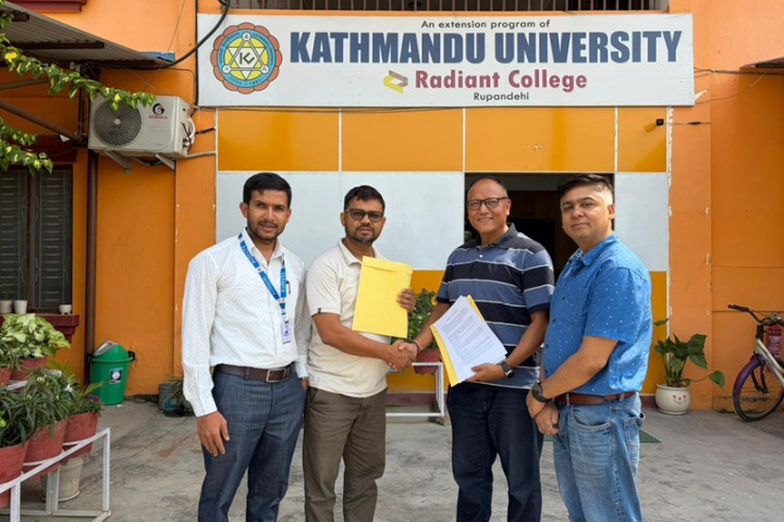 प्रविधि शिक्षालाई रूपान्तरण गर्न लुम्बिनी टेक र रेडियन्ट कलेजबीच सहकार्य