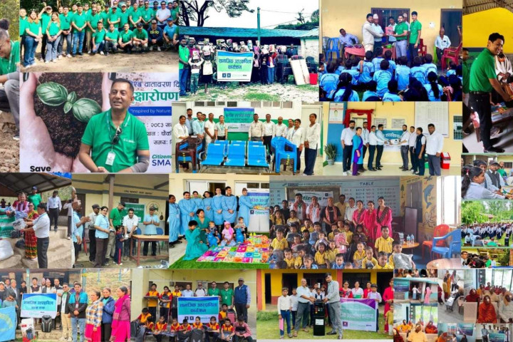 दूर–दराजमा शिक्षा र स्वास्थ्य क्षेत्रमा योगदान पुर्‍याउदै सिटिजन्स बैंक