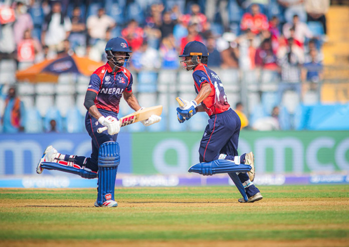 टी–२० विश्वकपः इटालीसामु नेपालद्वारा १२४ रनको लक्ष्य प्रस्तुत