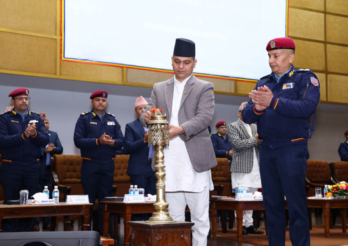 गृहमन्त्री ओमप्रकाश अर्यालको प्रमुख आतिथ्यतामा ‘नेपाल प्रहरी रणनीतिक सम्मेलन–२०८२’ शुभारम्भ