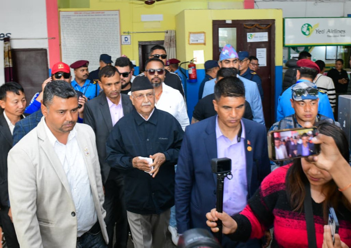 झापा पुगेर ओलीले भने– चुनाव त हुन्छ भन्ने ठानेको छु