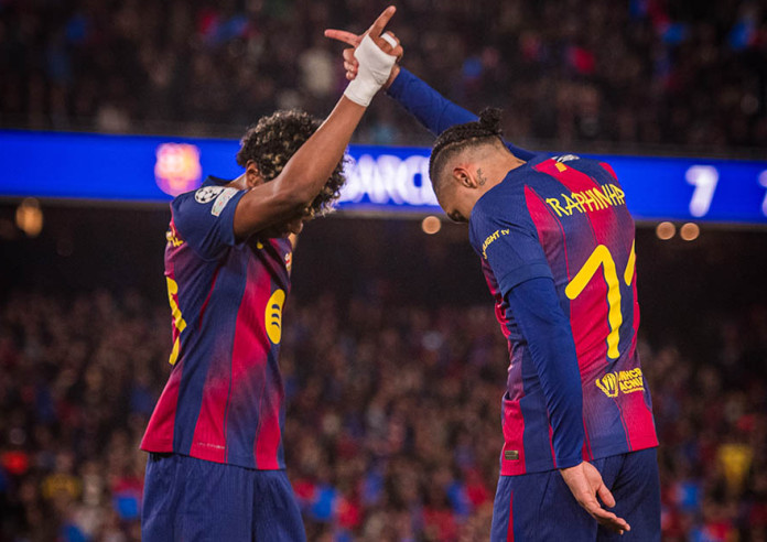 बार्सिलोना च्याम्पियन्स लिगको क्वाटरफाइनलमा