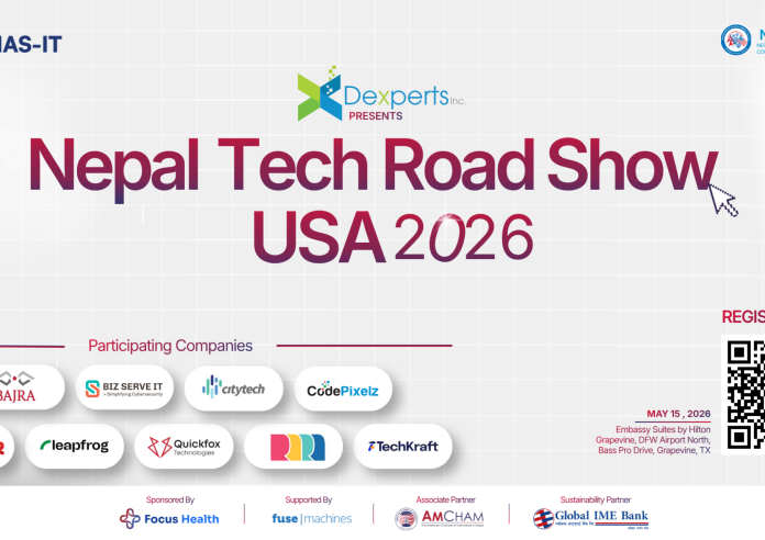 नेपालको आईटी क्षेत्रलाई अमेरिकी बजारसँग जोड्न टेक रोड शो यूएसए २०२६ को आयोजना