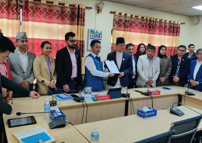 कार्य सञ्चालन नियमावलीको मस्यौदा सभामुखलाई बुझाइयो