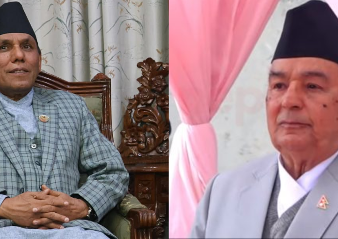 टर्की जानअघि राष्ट्रपति पौडेलसंग राष्ट्रियसभाका अध्यक्षको भेट